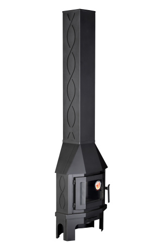 Камин Экокамин Мюнхен пристенно-угловой Мини черный PKN174M